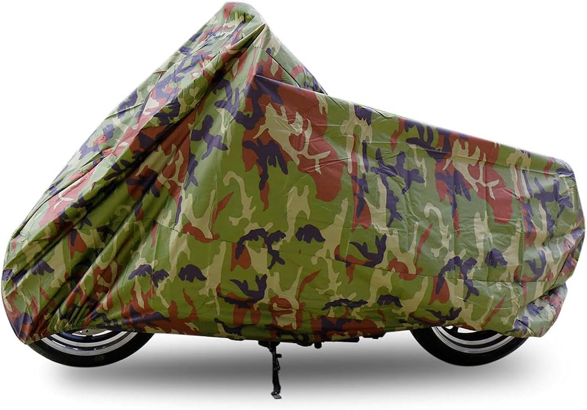 Uxcell L 190T Scooter Motorcycle Cover Camouflage Outdoor Dust UV Water Resistant 86" for Honda image number 6
