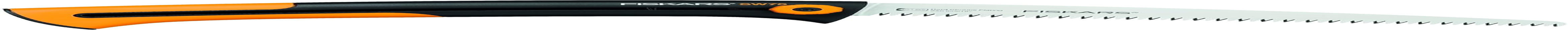 Fiskars Large Hand Saw for Fresh Wood, Coarse Toothing, Saw Blade Length: 25.5 Cm, Retractable, Stainless Steel, Black/Orange, Xtract, SW75, 1000614