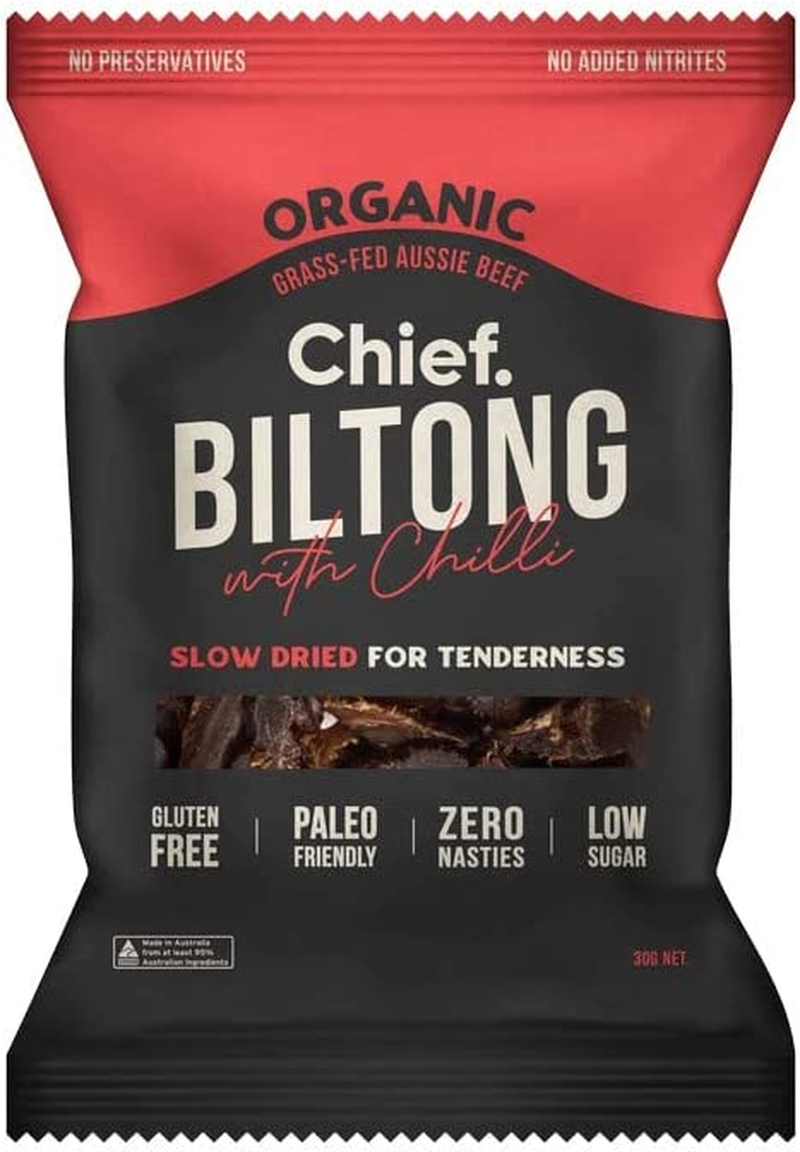 Chief Nutrition Beef and Chilli Biltong 30 G