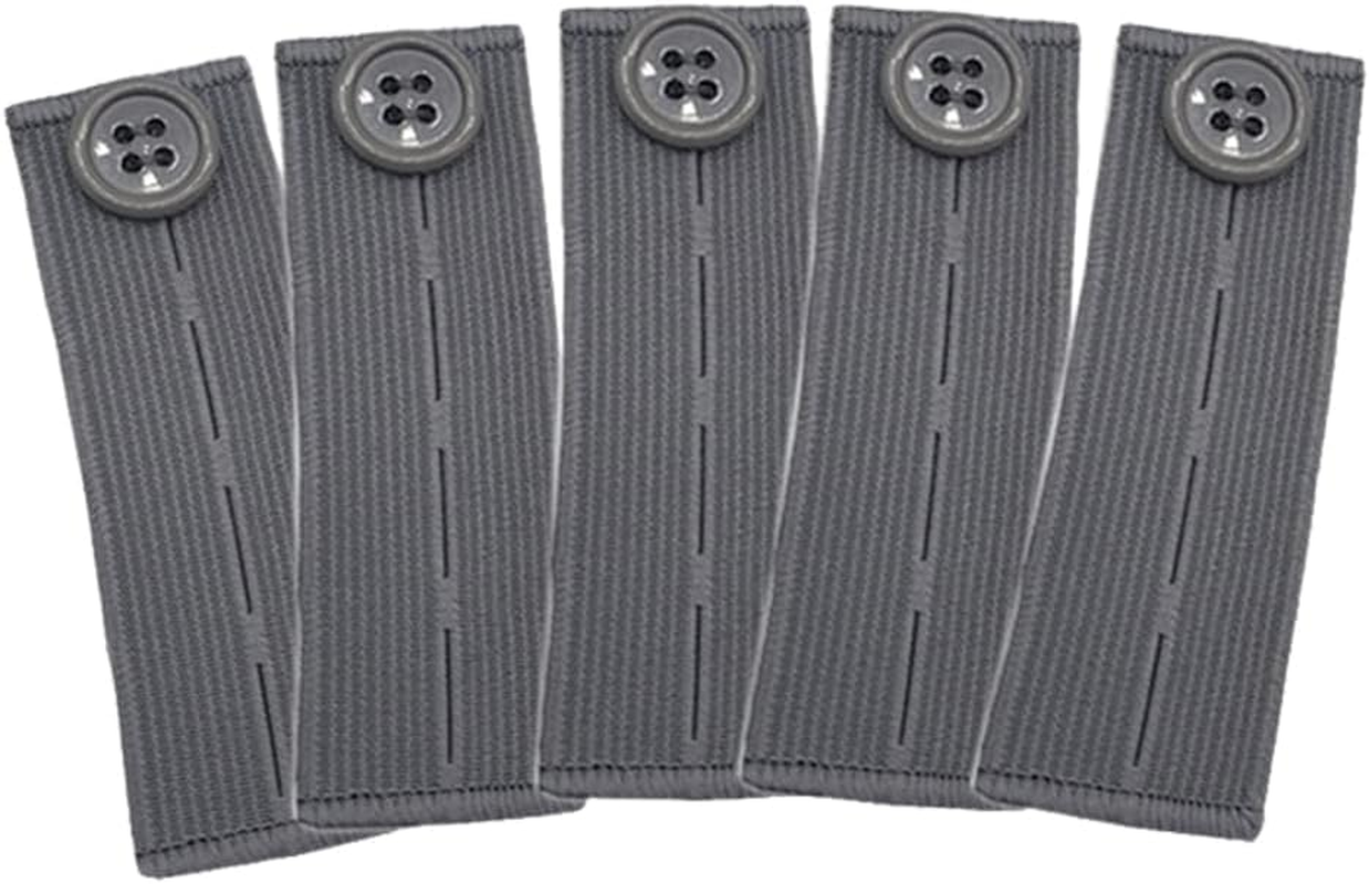 For Belly Band Comfortable Maternity Pants Extender Pant Button Extenders Waistband Clothes Extension Washable Jeans Accessory, Gray image number 1