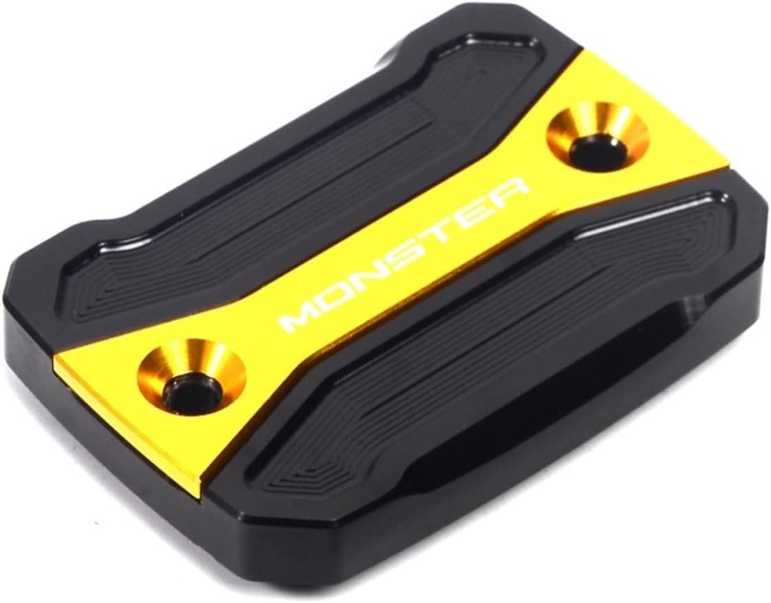 KJJKMJHU Fit for Ducati Monster 821 796 795 696 695 Motorcycle Accessories Front Clutch Brake Fluid Reservoir Cap Oil Filler Cover MONSTER(1 Piece-Red)