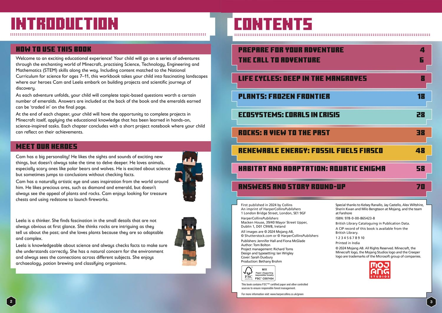 Minecraft STEM Science and Environment: Ignite Your Child'S Passion for STEM with This Official Minecraft Learning Resource, Full of Scientific Adventures and Challenges. image number 1