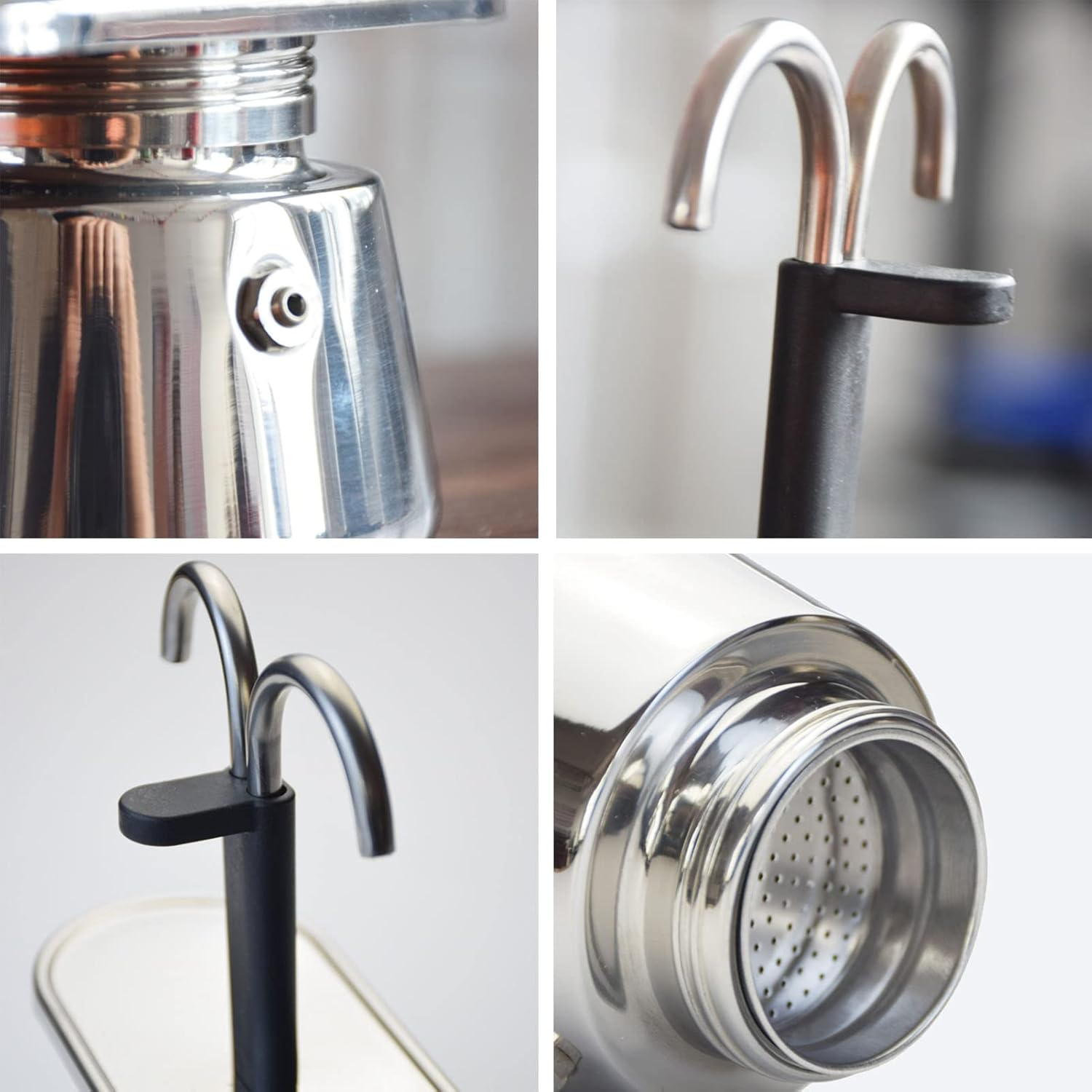 2 Cups Stove Espresso Machine, Mocha Pot, Coffee Machine, Classic Italian Coffee Machine image number 1