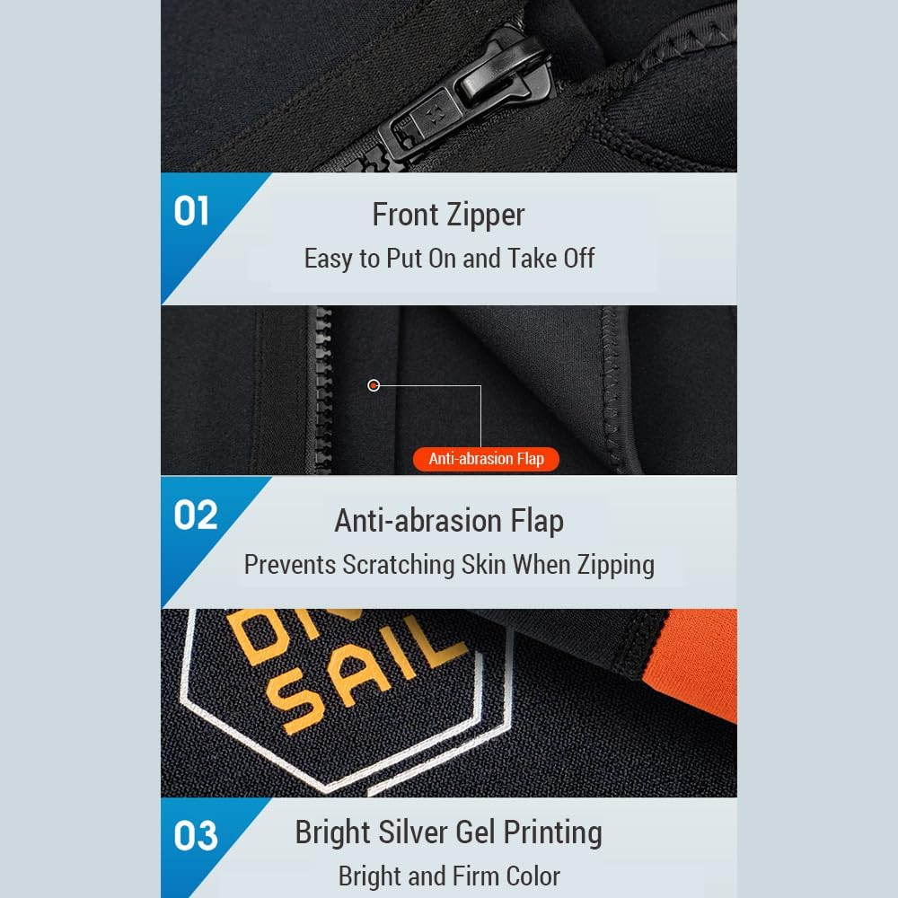 Wetsuit, 3Mm Neoprene Wetsuit Pants Men Surfing Pants Keep Warm Diving Pants for Swimming Surfing Diving image number 6