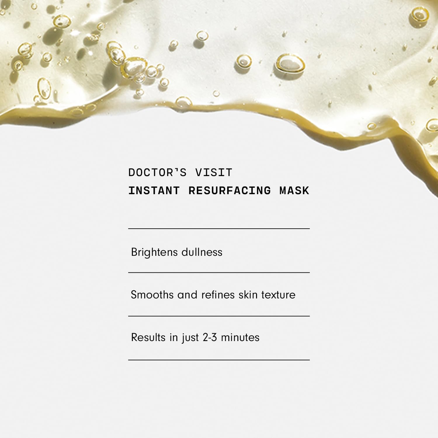 Versed Doctor'S Visit Skin Resurfacing Face Mask - Glycolic Acid + Lactic Acid Face Exfoliant for Dark Spots & Skin Texture - AHA BHA Enzyme Mask to Brighten, Smooth Rejuvenate Skin (1.7 Fl Oz) image number 1