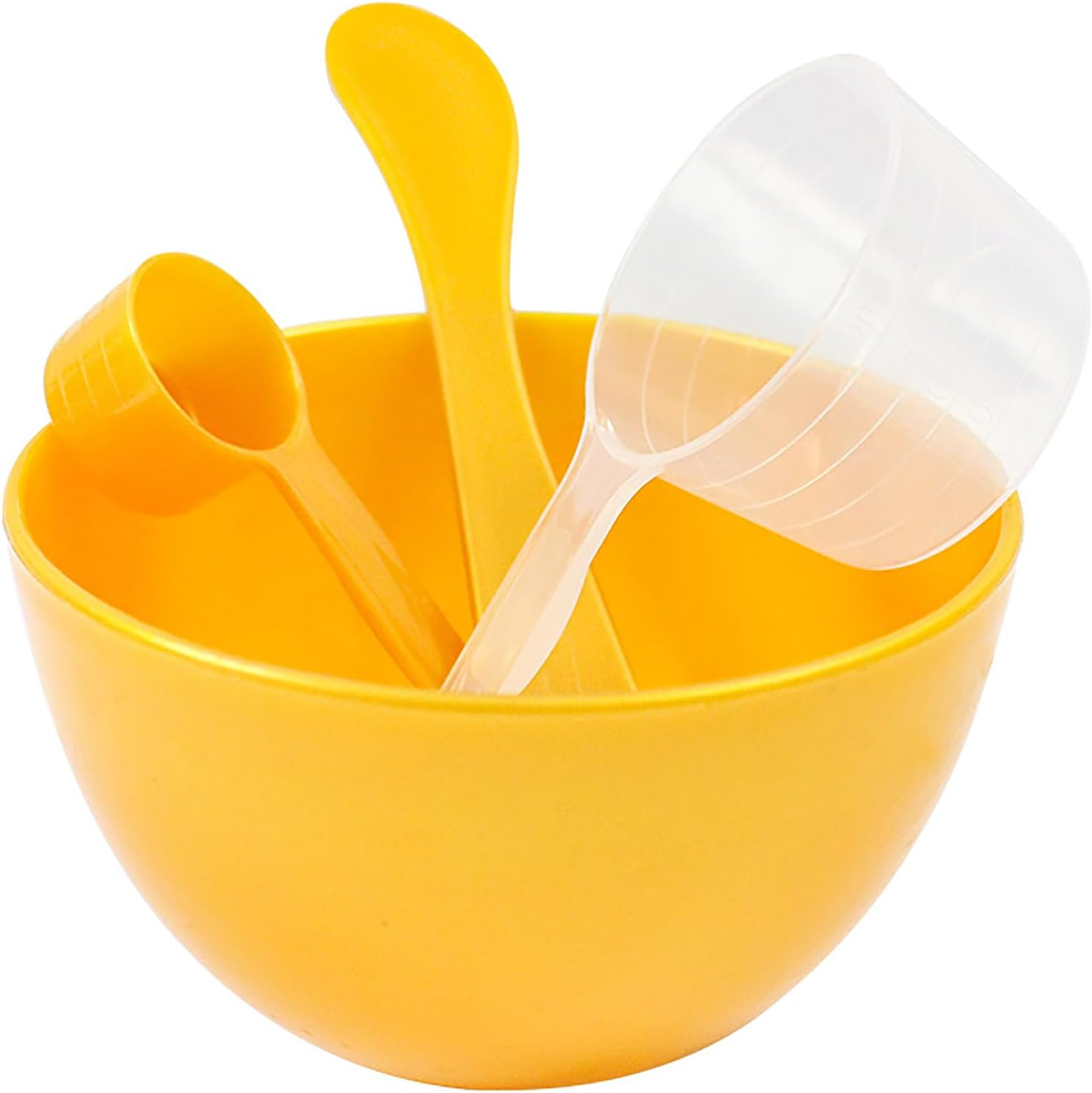 1 Set Facial Mixing Bowl with Spatula Face Mask Spoon Applicator Esthetician Mixing Bowl Set Spa Spatula for Face Masks image number 1