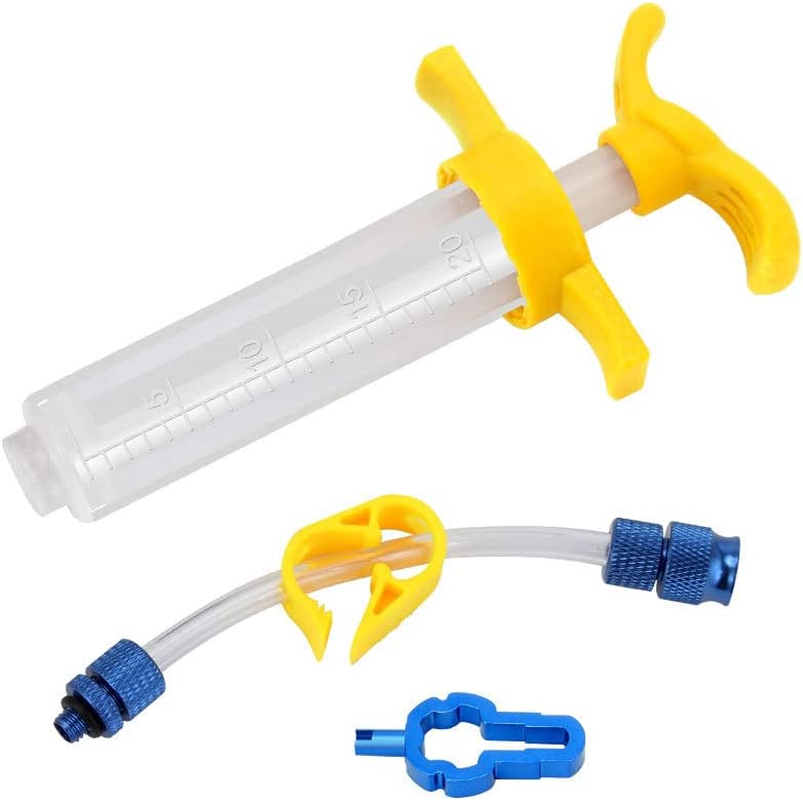 SFFCA Bike Tubeless Sealant Injector, Presta and Schrader Valve Core Removal Tool, Bicycle Tire Repair, for Stans No Tubes Sealant and Other Sealants Brand