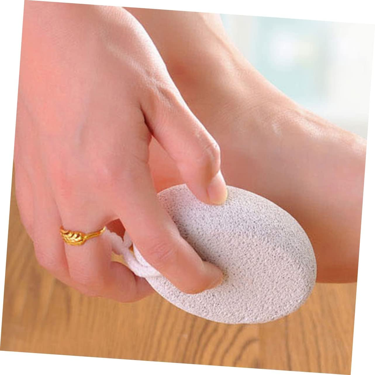 HONMEET 3Pcs Double-Sided Foot File Callus Remover Wooden Handle Foot Pedicure Tool for Cracked Skin Scrubber for Home and Travel Use image number 5