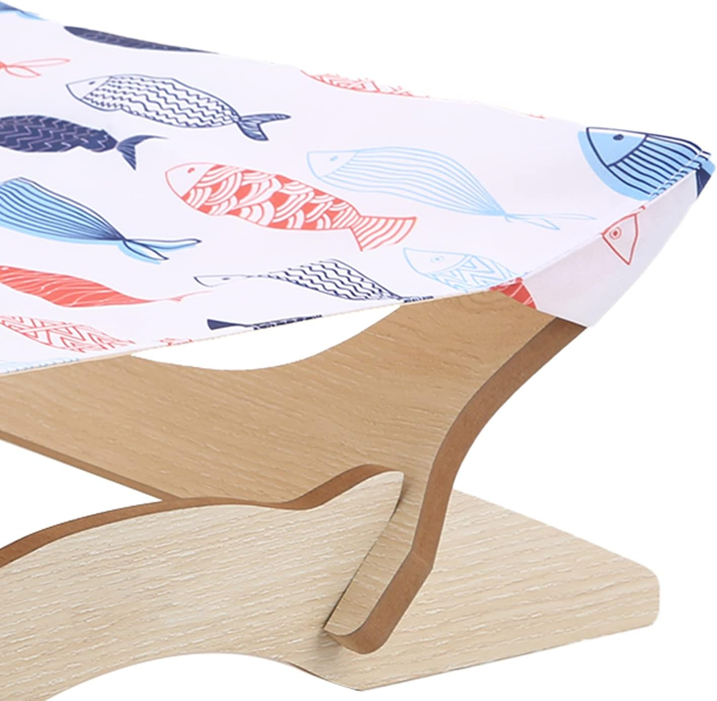 Chic & Comfy Detachable Wooden Cat Hammock,Sturdy and Safe Oxford Fabric Hanging Bed for Felines and Small Canines Ideal for Home and Outdoor Use image number 6