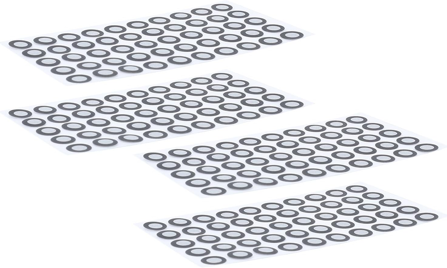 3D Scanning Marker, 10 Sheets 6Mm ID 10Mm OD Reference Point Diffuse Reflection Markers, Waterproof 3D Scan Optical Tracking Dots for 3D Scanner image number 2