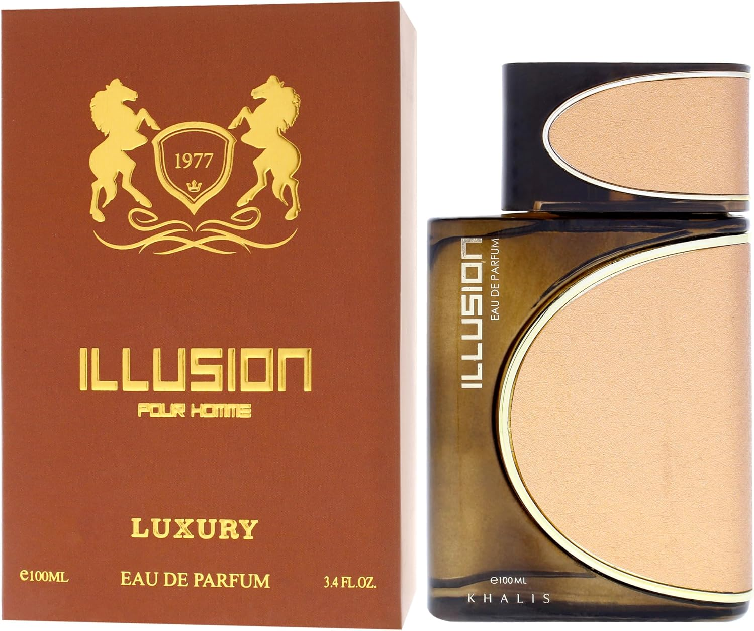 Luxury Collection - Illusion by Khalis for Men - 3.4 Oz EDP Spray image number 4