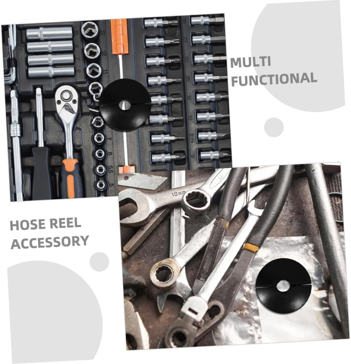 Angoily Hose Reel Limiter Rubber Hose Stopper Water Pipe Stopper for Garden Organizer and Gardening Supplies image number 1