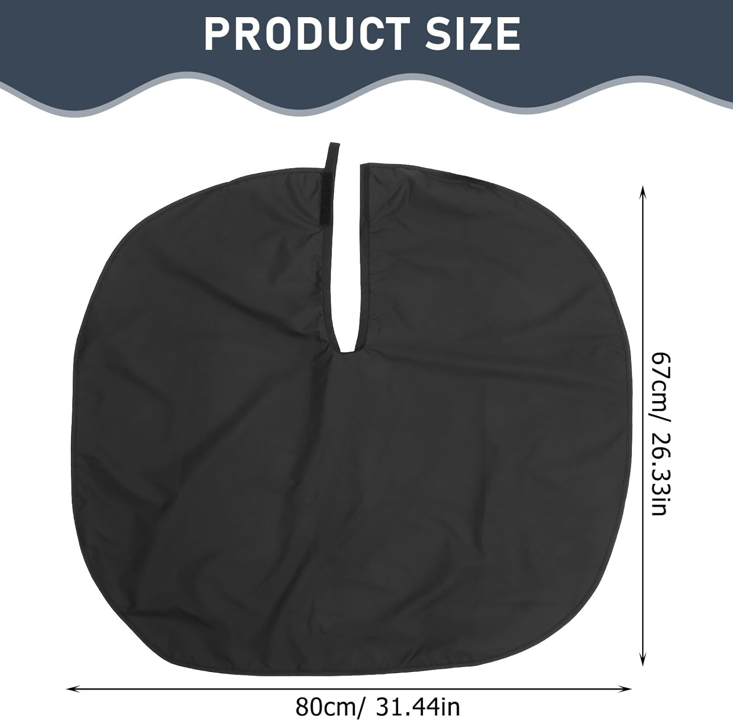Healeved Waterproof Hair Shawl - Adjustable Black Hair Cutting Cape for Salon and Home Use Comfortable and Lightweight Hairdresser Smock