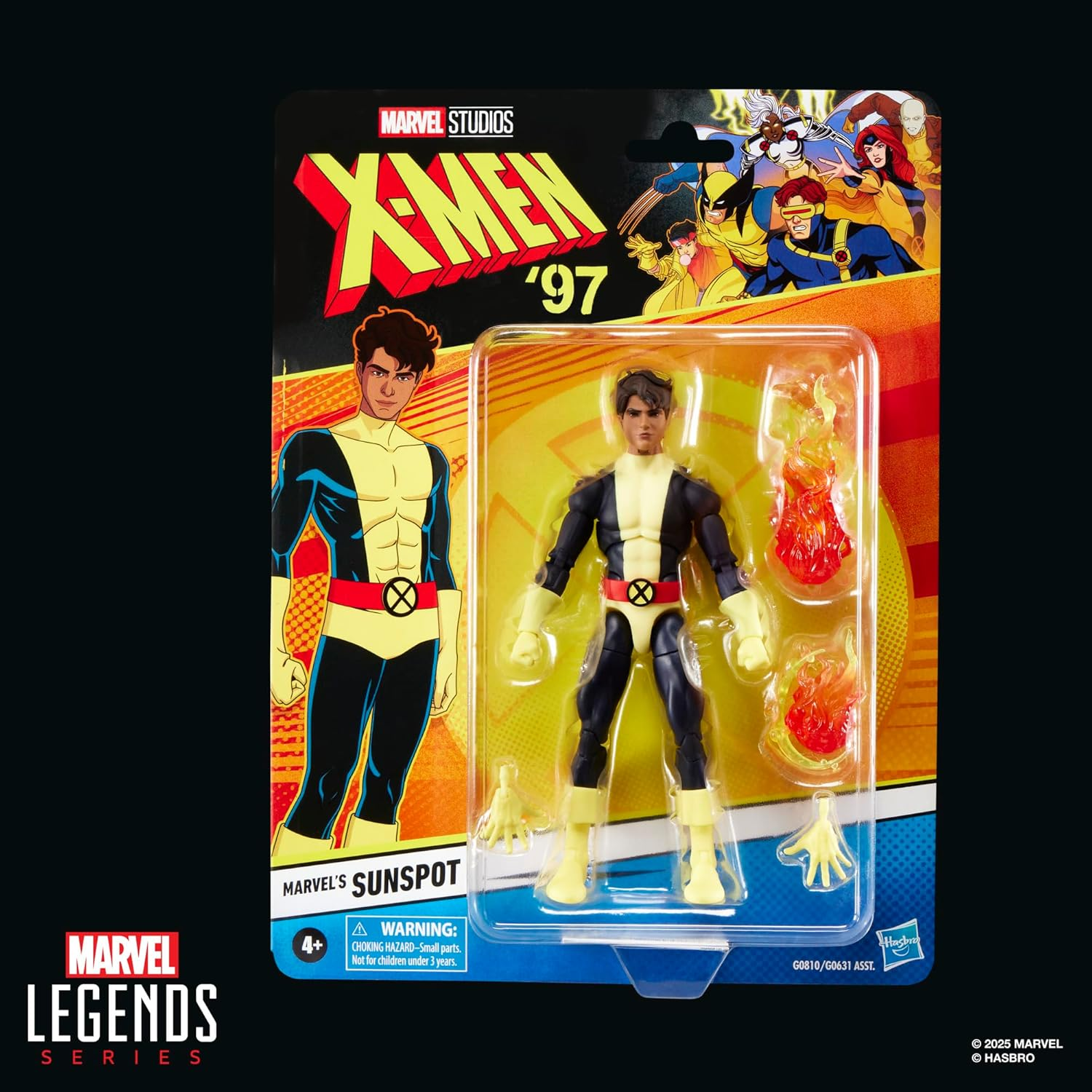 Marvel Legends Series Marvel'S Sunspot, X-Men '97 Collectible 6-Inch Action Figure Toy image number 1