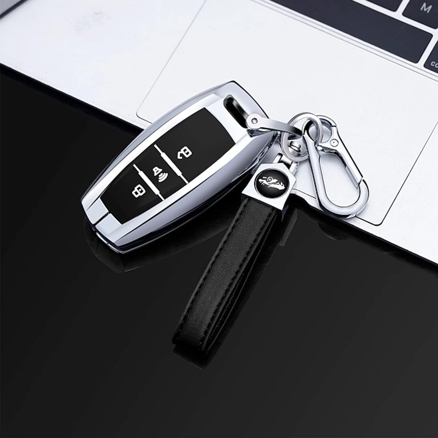 12 PCS Keychain Clip, Ring, and Carabiner Set - Metal Holder Organizer for Car Keys - for Men and Women image number 5