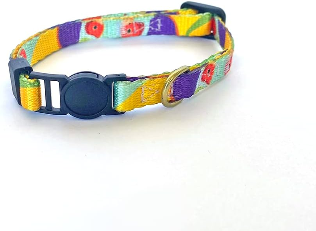 Anipal Gigi the Gouldian Finch Cat Collar - S - from Recycled Plastic Bottles