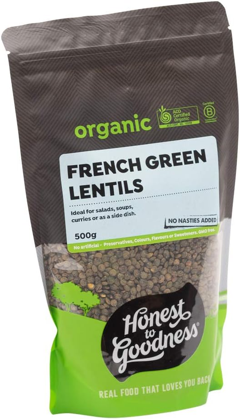 Honest to Goodness French Style Whole Green Lentils 500 G image number 2