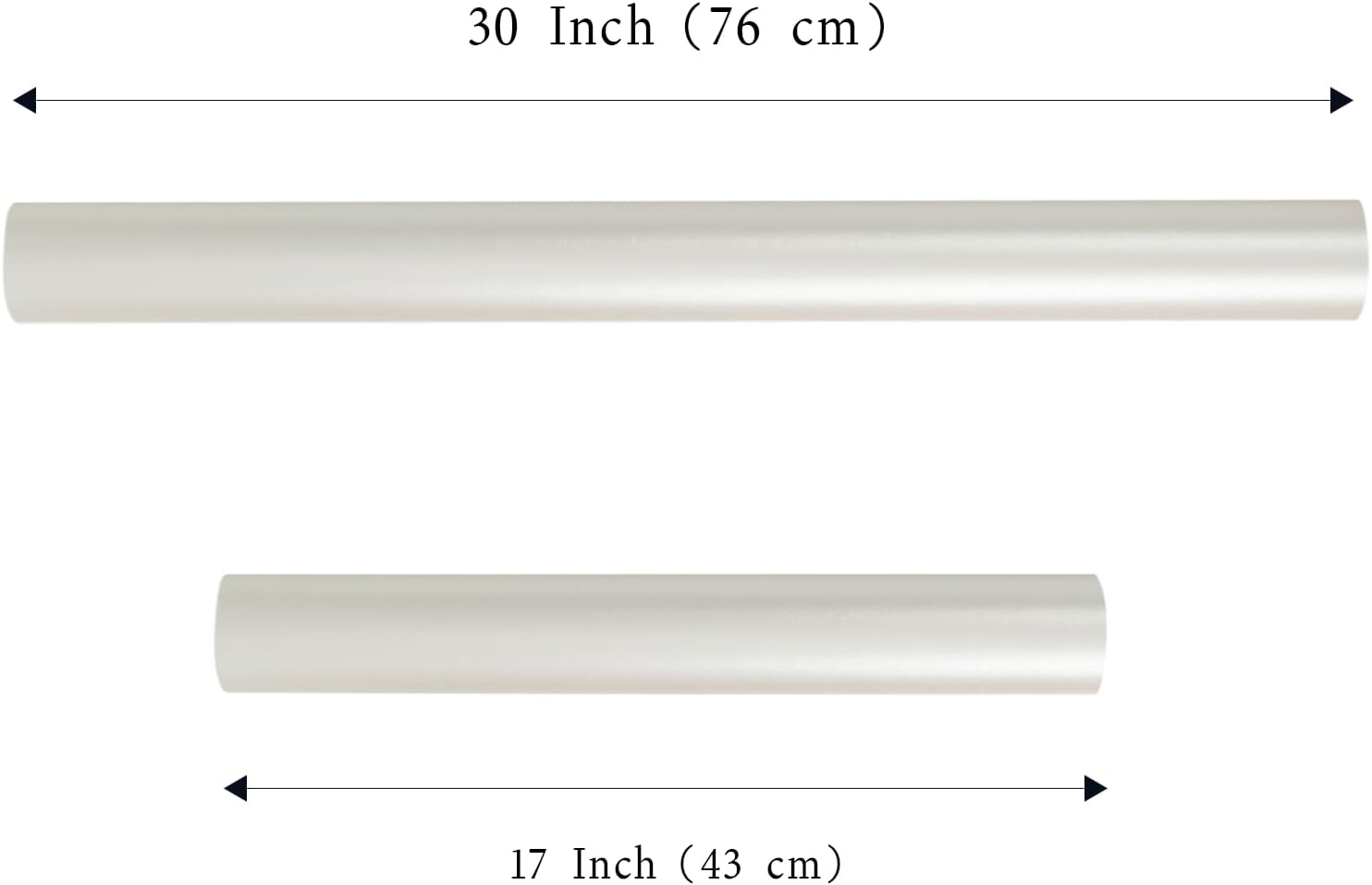 WRAPLA White Wrapping Paper 43Cm X 10M Solid Color Pearly-Lustre Paper, Gift Wrapping Paper Rolls for Wedding, Birthday, Bridal Shower, Christmas, Baby Shower(17In X 33Ft) - Black image number 5