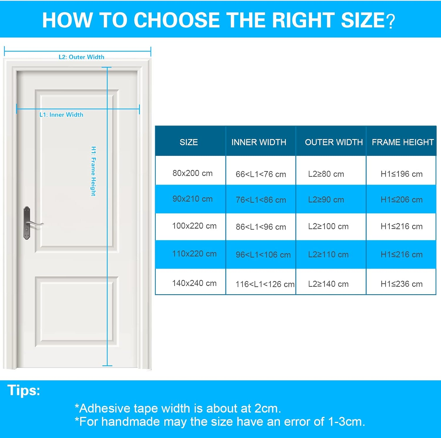 Fillis Magnetic Fly Screen for Doors 80X200Cm, Side Opening Fiberglass Door Curtains anti Mosquito Mesh with Full Frame Hook and Look, Keep Insects Out, Black image number 5