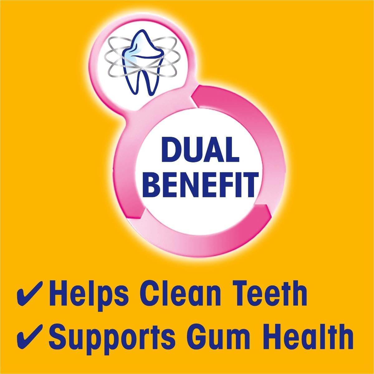 Pedigree Dentastix Chewy Chunx Dog Treats Mini Smoky Chicken Flavour Pouch 68G, 5 Pack image number 4