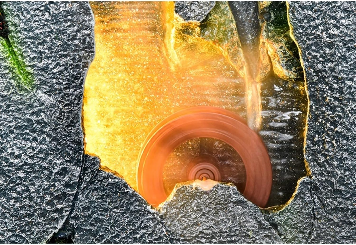 Outdoor Fountain Living Room Modern Simple Floor Water Decoration, Outdoor Garden Landscape image number 4