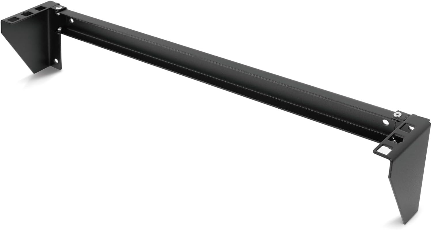 Tecmojo 1U Vertical Wall Mount Rack, Foldable Wall Mount Patch Panel Bracket, Server Rack, 20Kg Capacity for 19'' Server, Network and Data Equipments image number 1