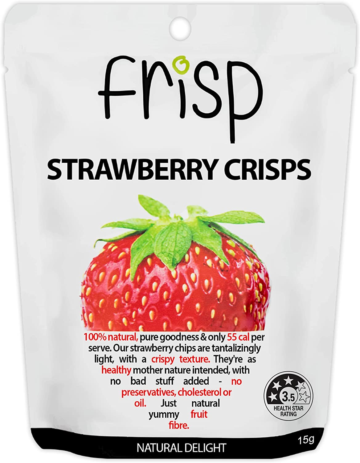 Frisp Strawberry Fruit Crisps, 15 G image number 5