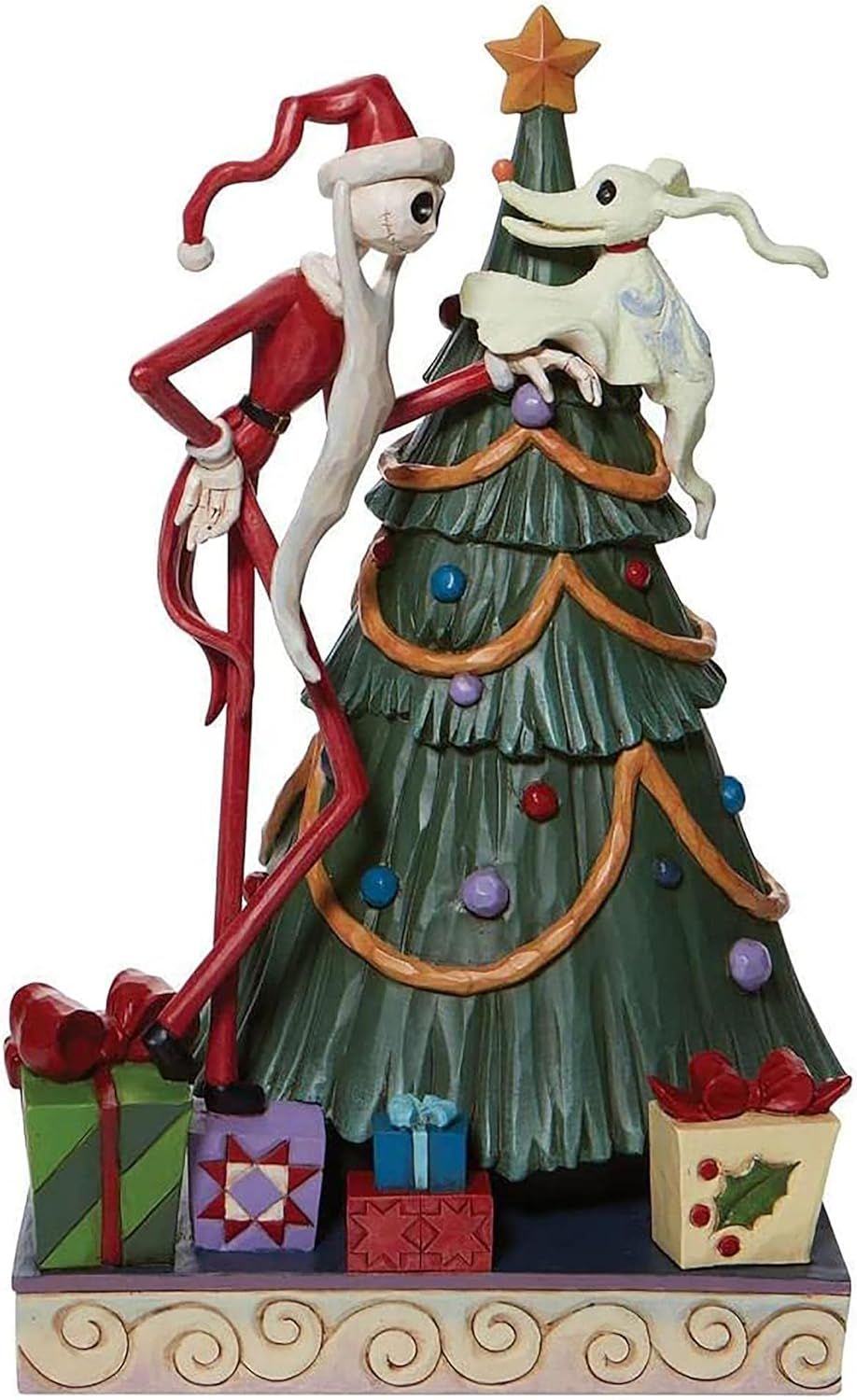 Enesco - Disney Traditions - Nightmare before Christmas - Santa Jack and Zero with Tree 10.8" Figure image number 1