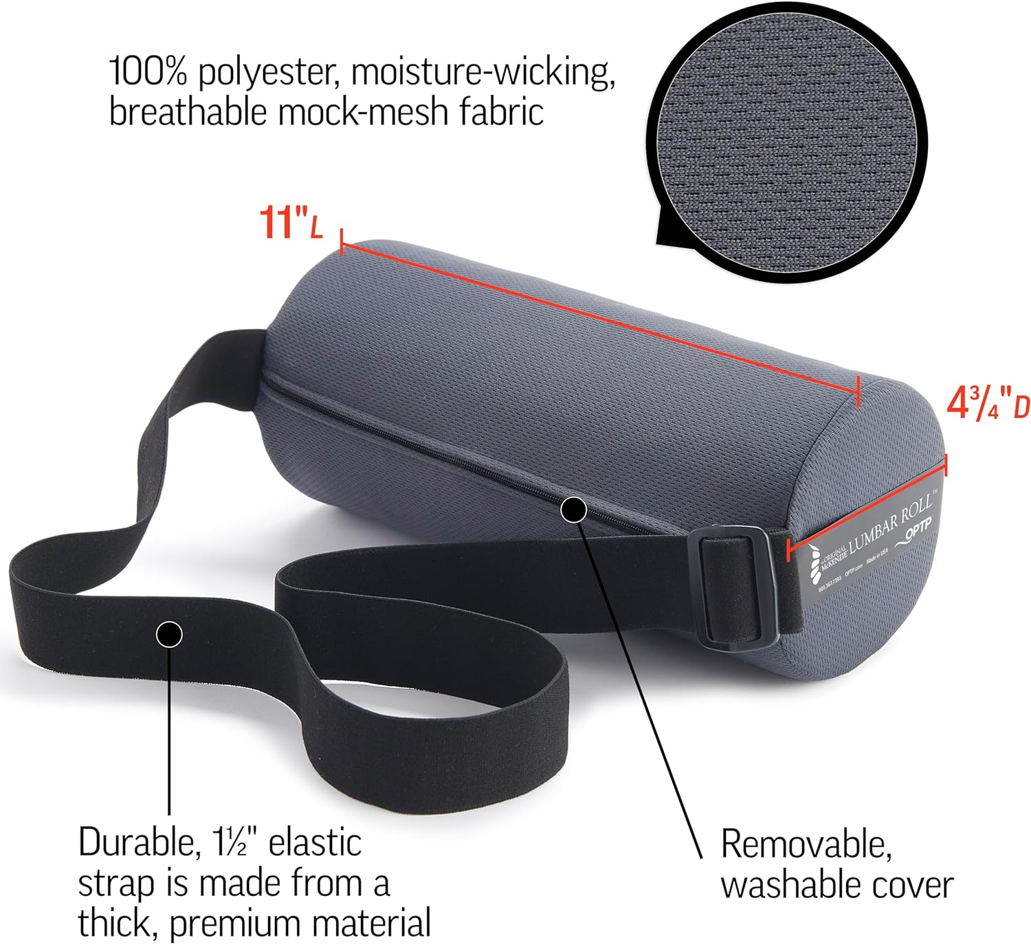 Original Mckenzie Lumbar Roll Firm image number 4