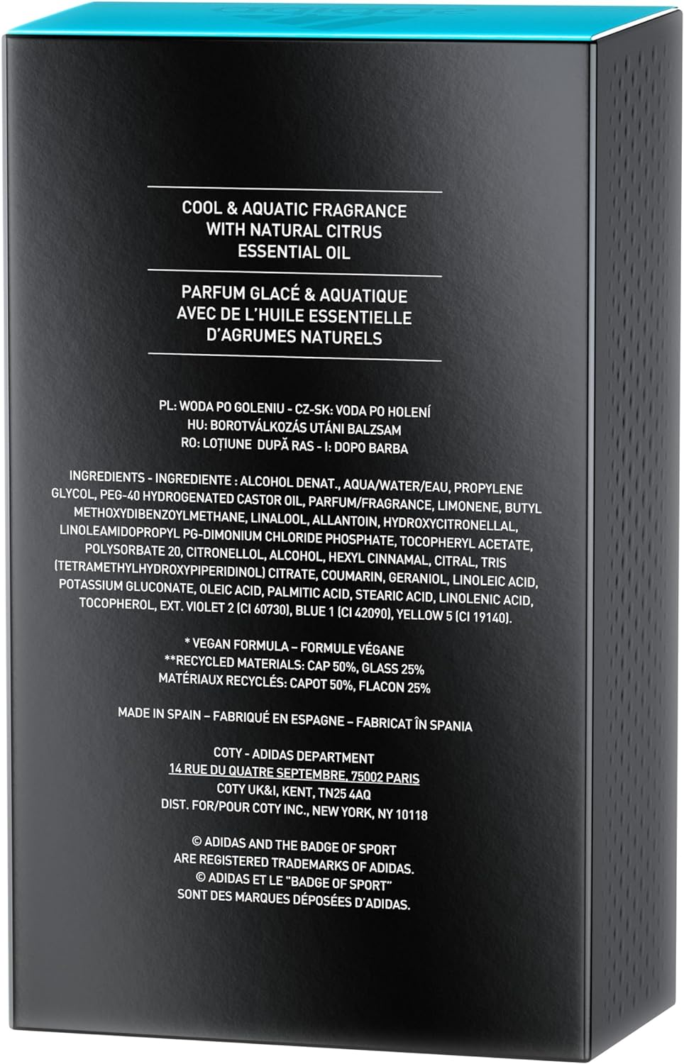 Adidas Men'S Ice Dive after Shave, 100 Ml