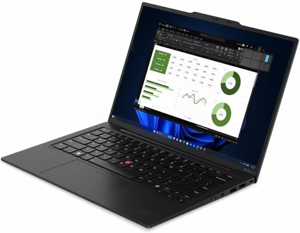Lenovo Thinkpad X1 Carbon Gen 12 Premium Business Laptop, 14" WUXGA IPS Display, Intel Ultra 7 155U, 16GB RAM, 512GB SSD, AI Boost, Wifi 6E, Carbon Fibre Chassis, Military Grade, Windows 11 Pro