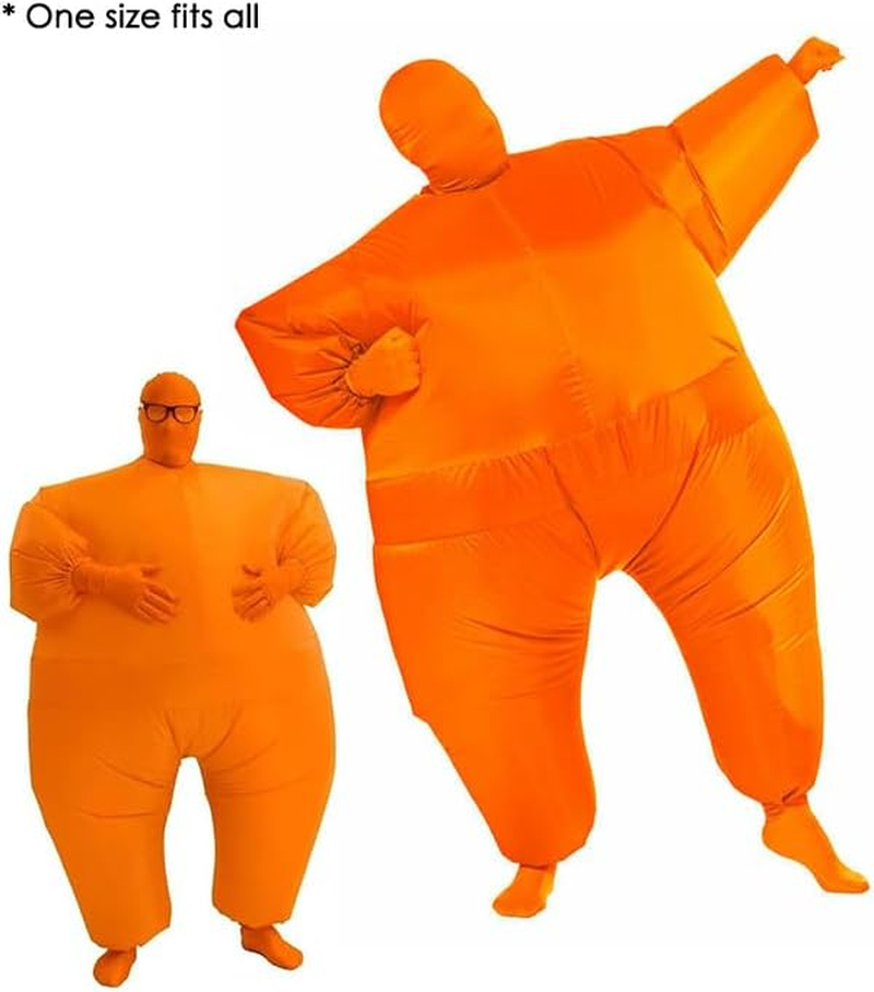 Leona Co Fan Operated Inflatable Costume Chub Fat Masked Full Body Suit Halloween Christmas Costumes Fancy Blow up Dress for Adult image number 6
