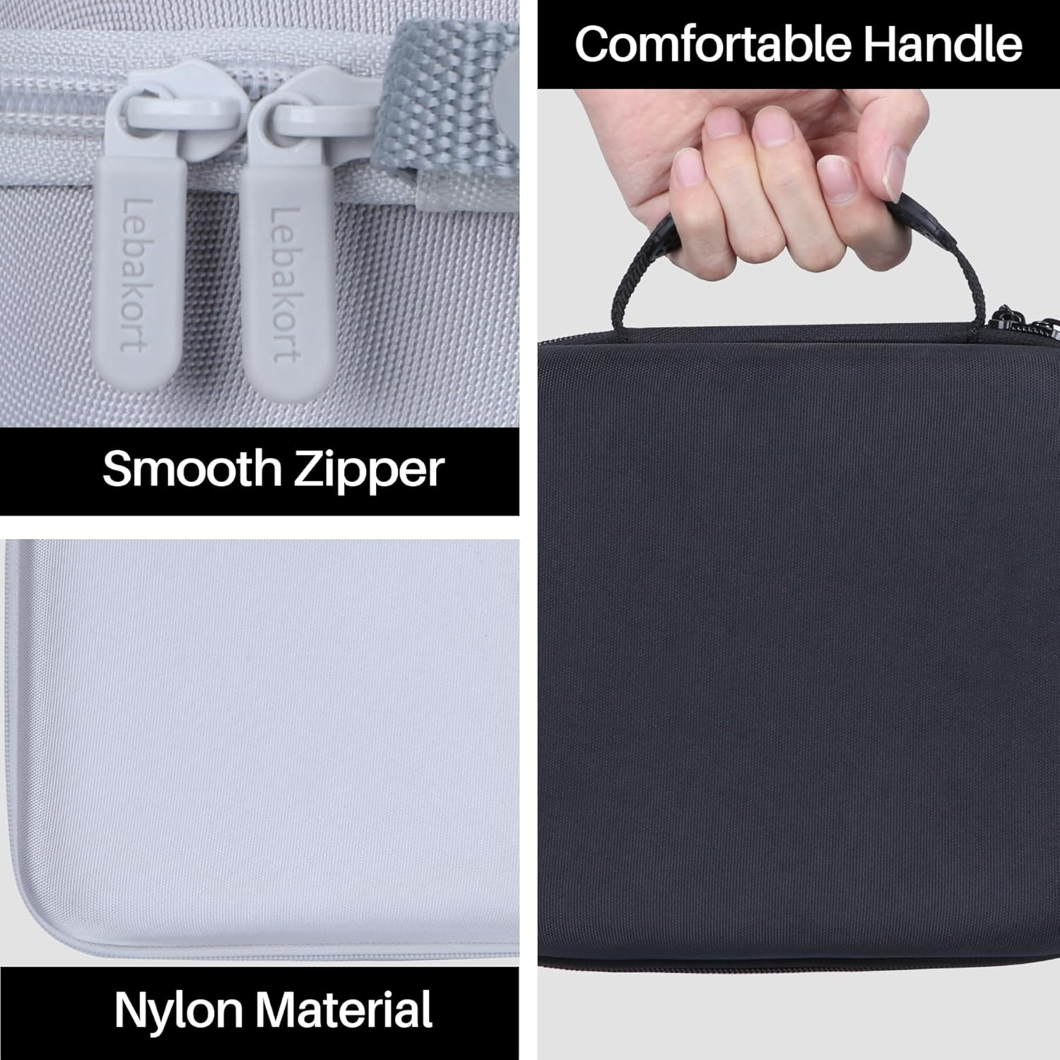 Lebakort Hard Case Compatible with Canon SELPHY CP1500 CP1300 CP1200 Compact Photo Printer (Off White Case)