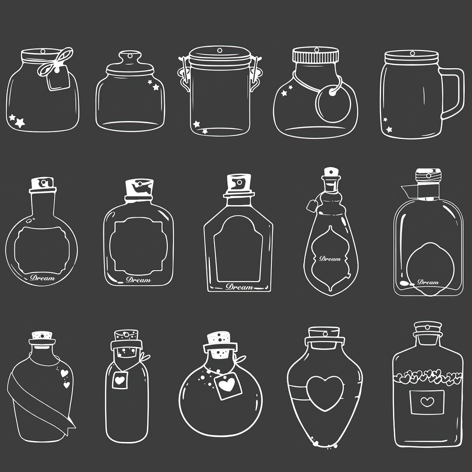 DIY Transparent Dried Pressed Flower Bookmarks,60Pcs Thousand Flower Bookmark,Clear Floral Page Marker Book-Mark,Handmade Clear Dried Flower Bookmarks,Transparent Book-Marks for Dried Flowers image number 4