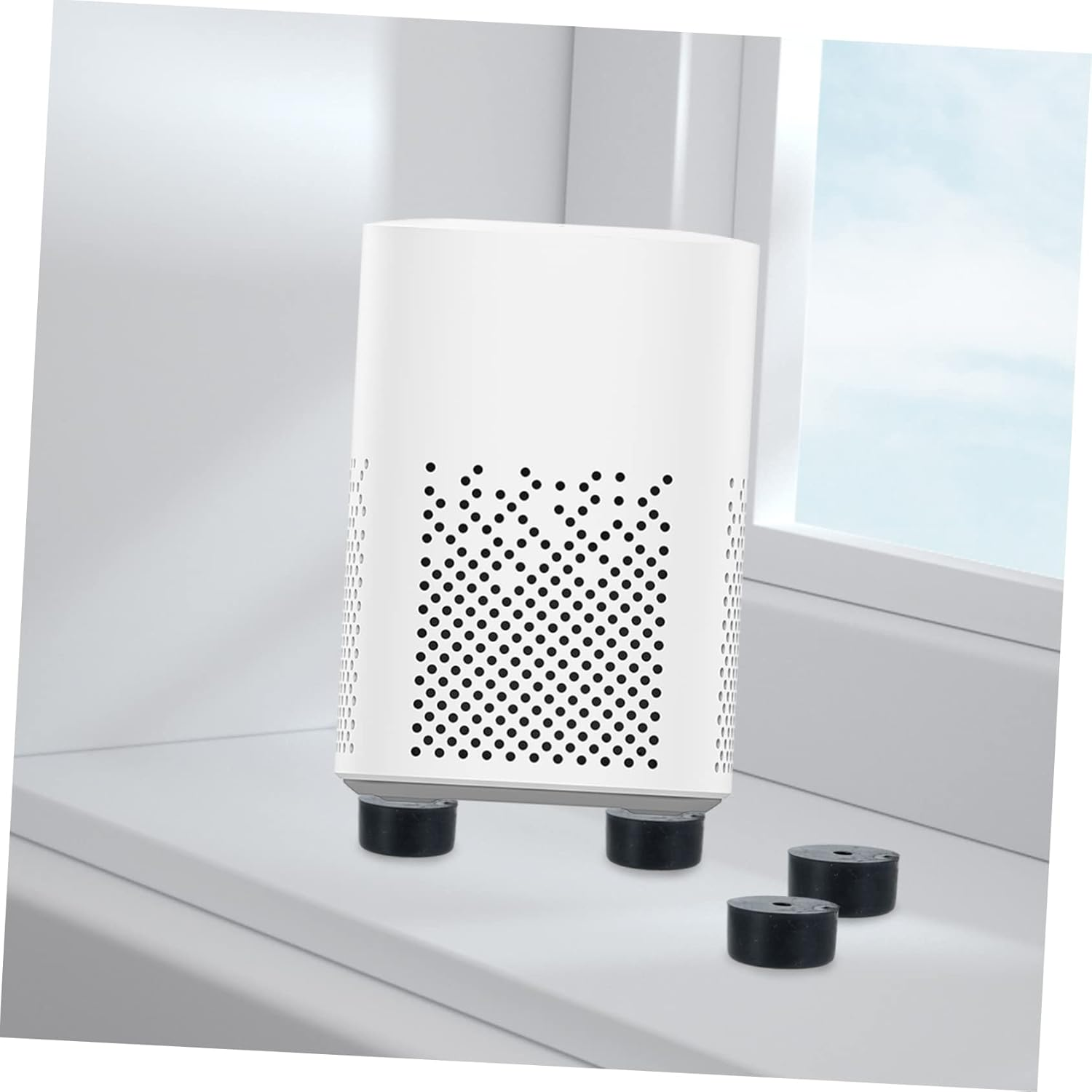 ELAYARD Speaker Spike Pads Rubber Floor Protectors 8Pcs 38X20Mm Anti-Vibration Base Pads for Amplifiers and Hifi Audio Equipment Suitable for Stage and Home Use Black image number 5