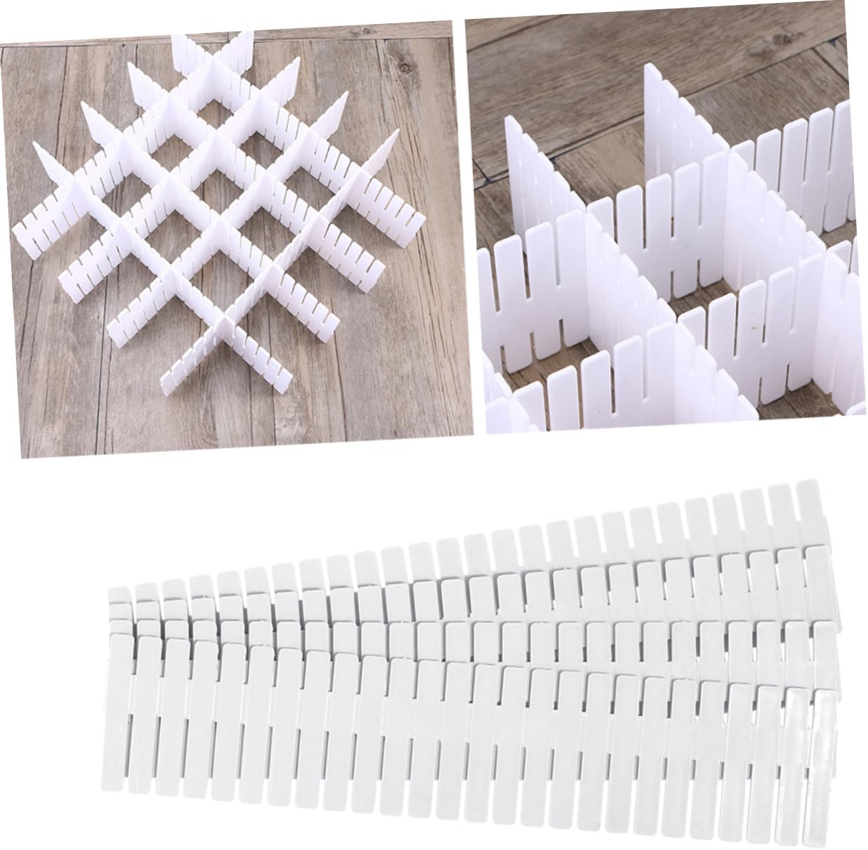 JOINPAYA 8Pcs Dividers for Storage Organize Closets Pp Material Easy to Cut Adjust for Home Random Color image number 6