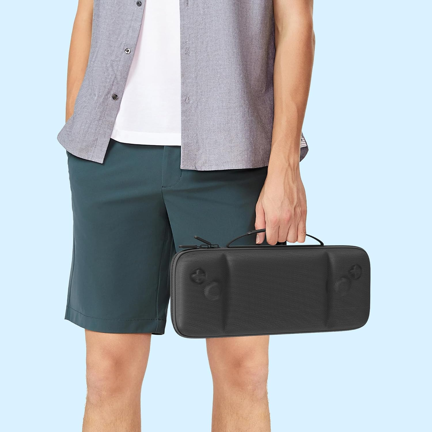 Iofeiwak Hard Shell Carrying Case for PS Portal - Playstation 5 Remote Player Portable Thin Storage Case [Lightweight] [Waterproof] [Full Protection] image number 1