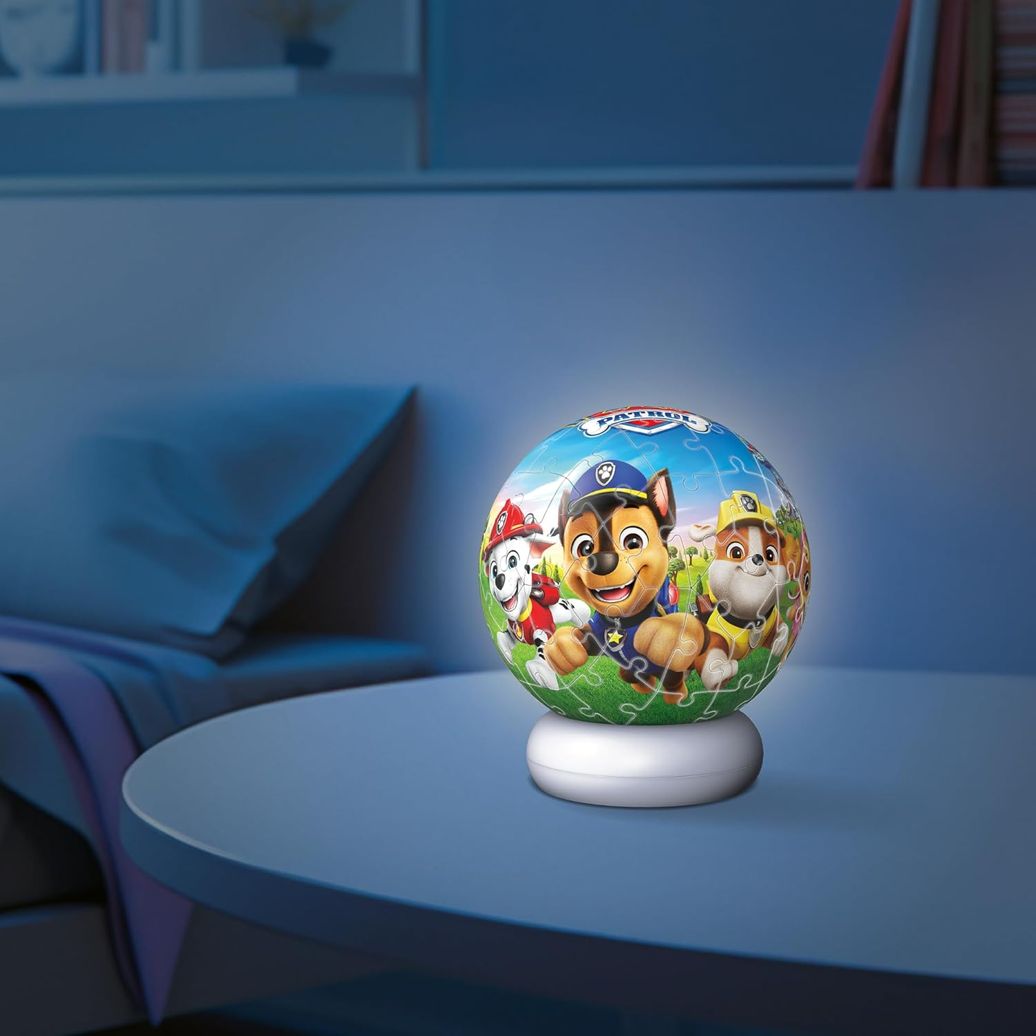 3D Puzzle-Ball Nachtlicht Paw Patrol: Erleben Sie Puzzeln in Der 3. Dimension! image number 3