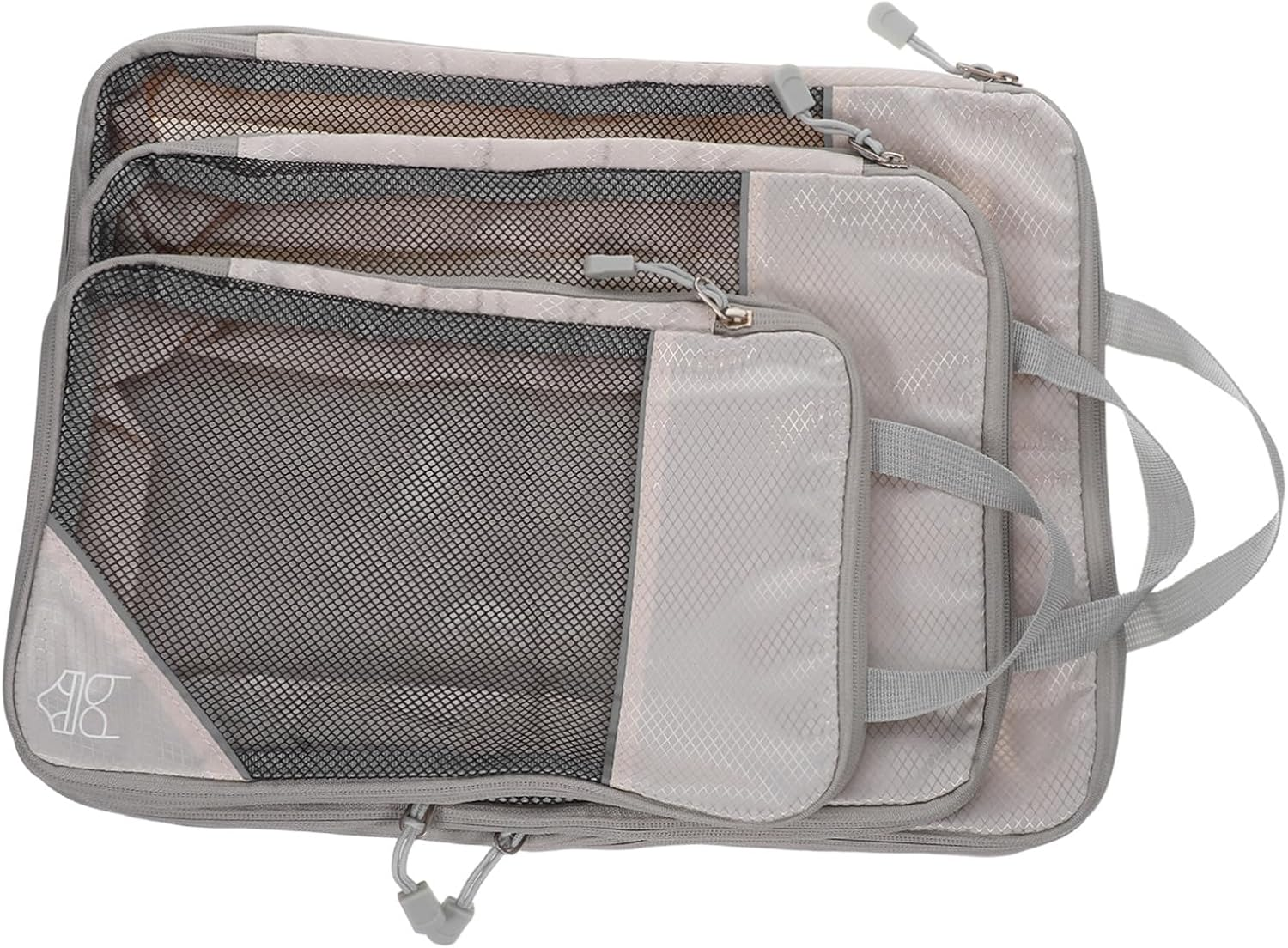 Healvian 3PCS Travel Essentials Organizer Lightweight Compression Packing Cubes with Easy Compression Expandable Luggage Organizer Bags for Suitcases image number 2