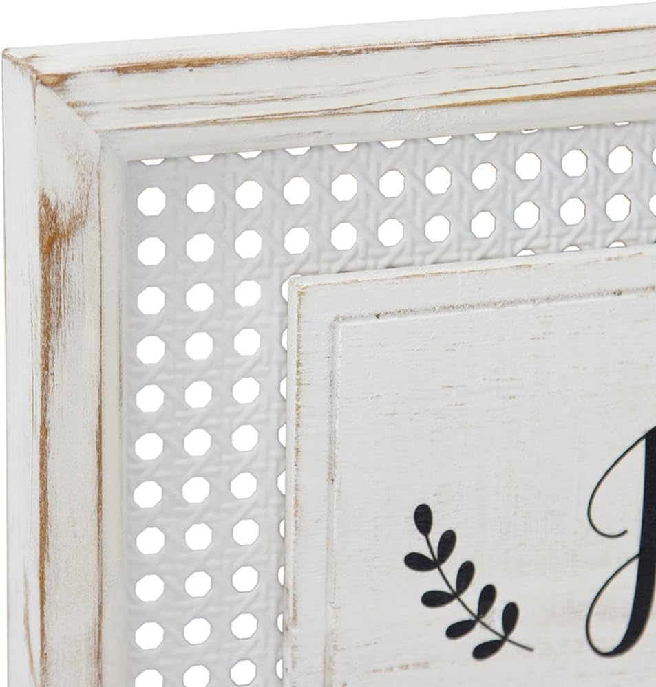 Willow & Silkportrait Canvas Indoor Decor Home Sweet Home Sign Rattan Timber Framed Wall Art image number 2