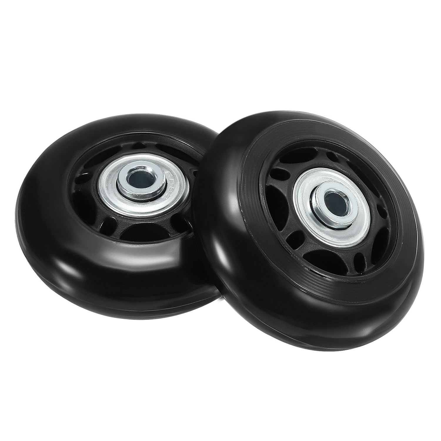 Uxcell Replacement Luggage Suitcase Wheels Repair Kit, 64Mmx24Mm Wear-Resistant & Mute Swivel Caster Wheels image number 1