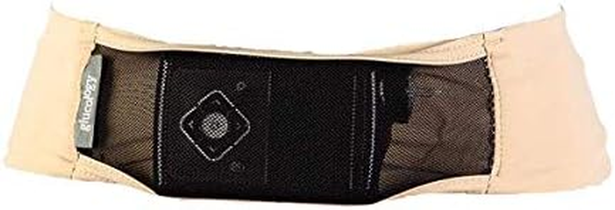 Glucology Insulin Pump Waist Belt | Fanny Pack for Running or Travel - Diabetic Supplies Pouch and Accessories for Men and Women - Slim, Discreet Design - (Large, L - 34'' to 47")