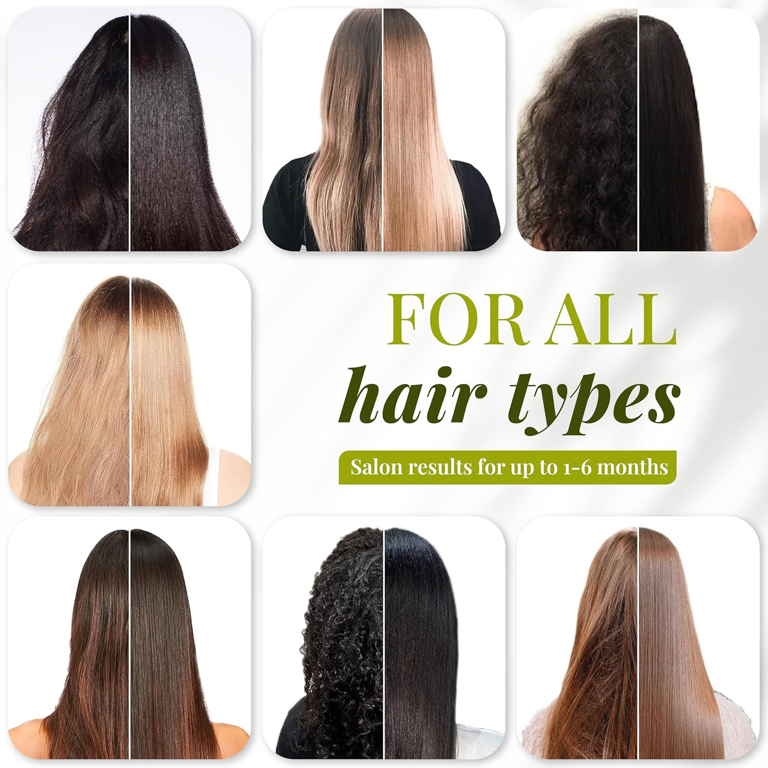 Expert Hair Bio Protein Organic Brazilian Keratin Treatment - Formaldehyde-Free Hair Straightening, Keratina Brasile&ntilde;a, 2X100Ml/6.76Oz image number 2