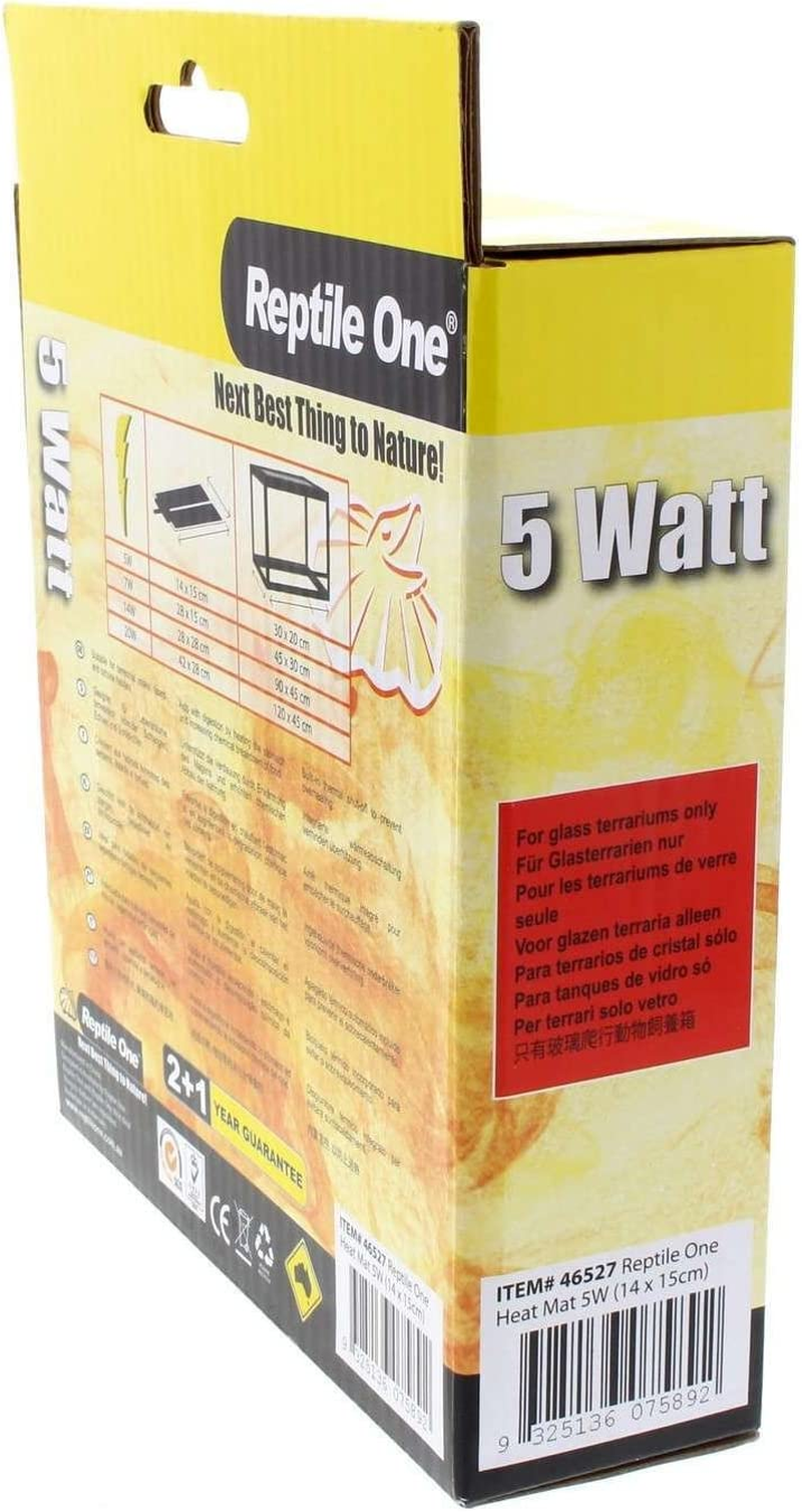 Heat Mat Reptile 5W 14 X 15Cm 240V Reptile One Safety Cut off Feature Thermal image number 1