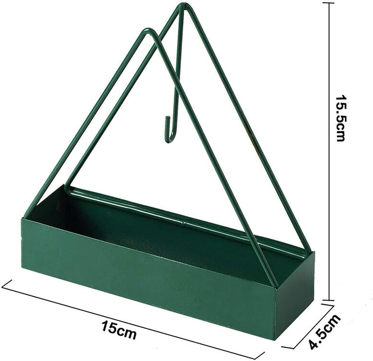 Triangular Wrought Iron Mosquito Coil Holdermosquito Coil Holder | Metal Incense Burner | Portable Bug & Insect Repellent | Home & Garden Fragrance & Aromatherapy (Green)