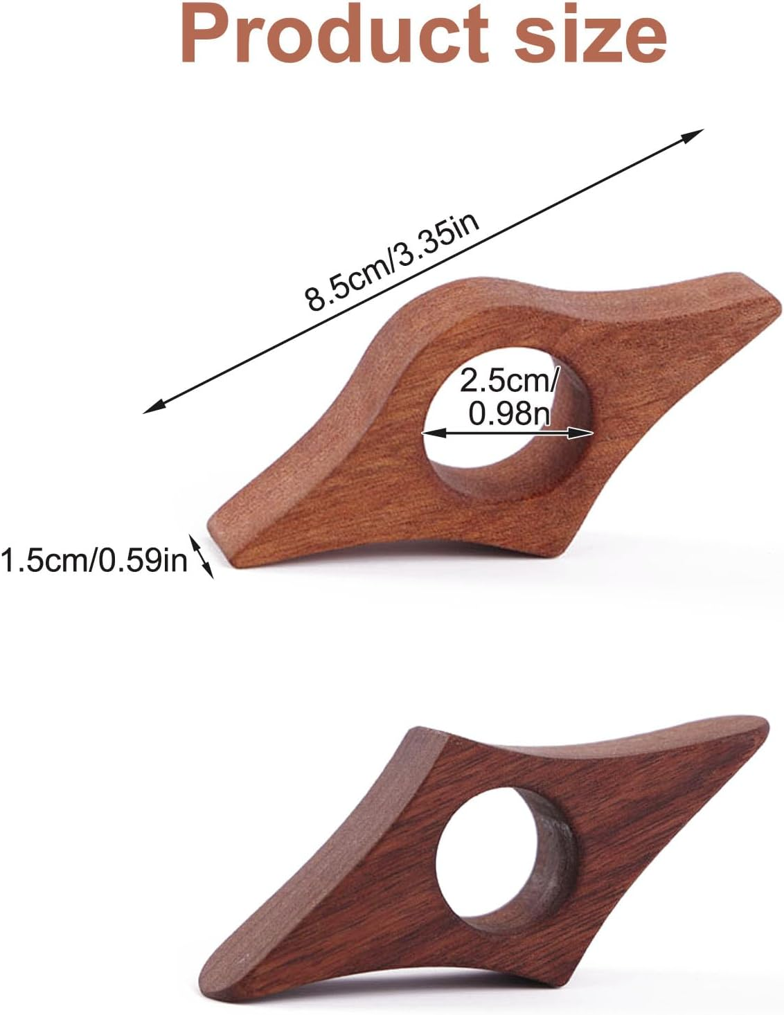 2 Pcs Thumb Book Page Holder & 2 Leather Bookmarks - Comfortable Reading Accessories for Book Lovers, Reading in Bed - Bookworm & Literary Gifts image number 2