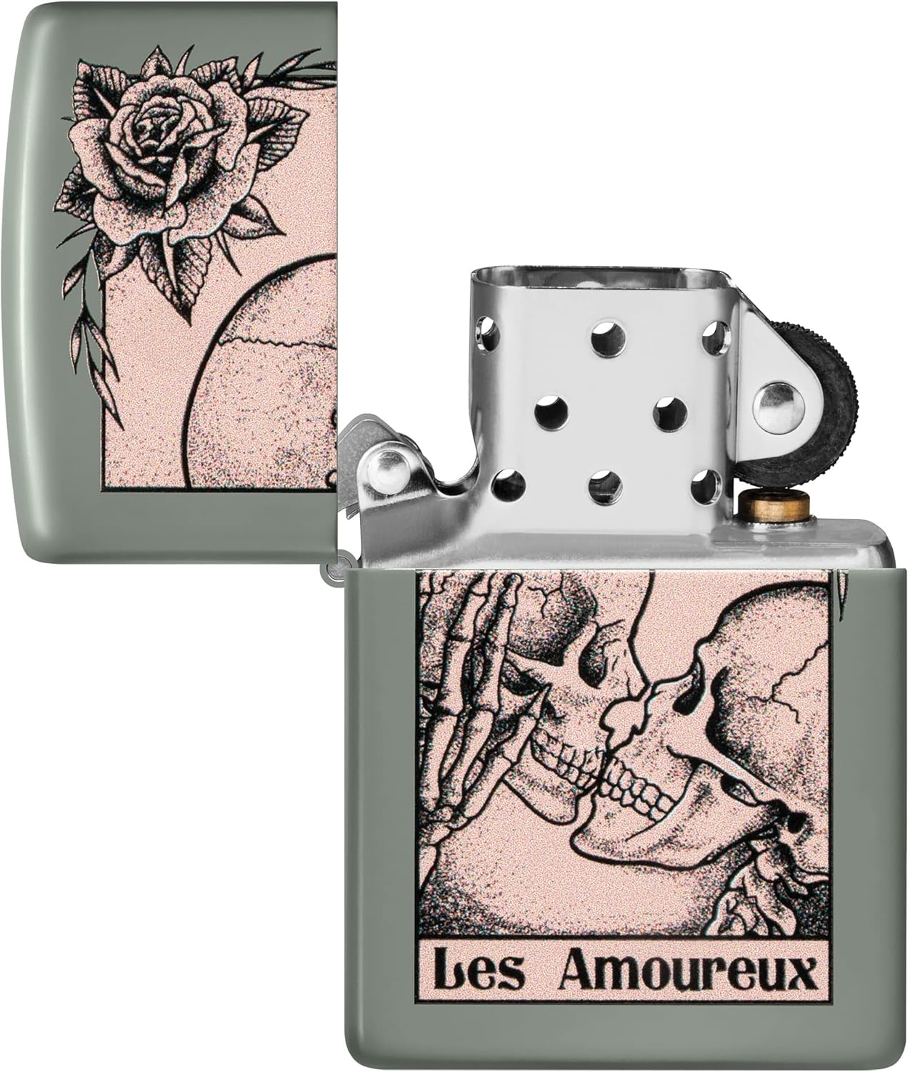 Zippo Death Kiss Design Lighter image number 5