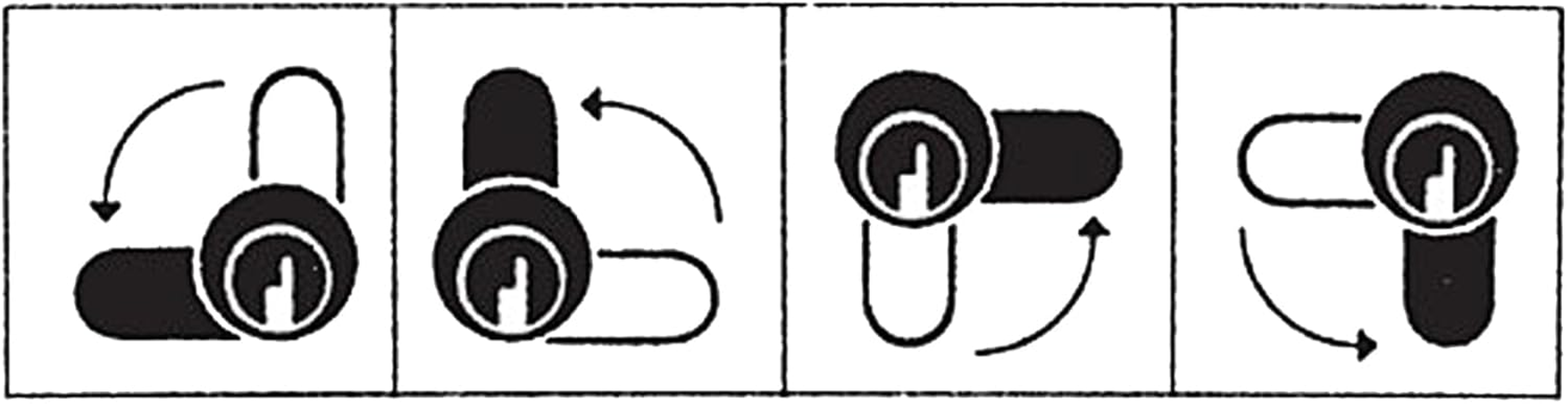 Cabinet Lock Lever Lock Universal Cylinder Furniture Lock Letter Box Lock Diameter 19 Mm (1, 20) image number 2
