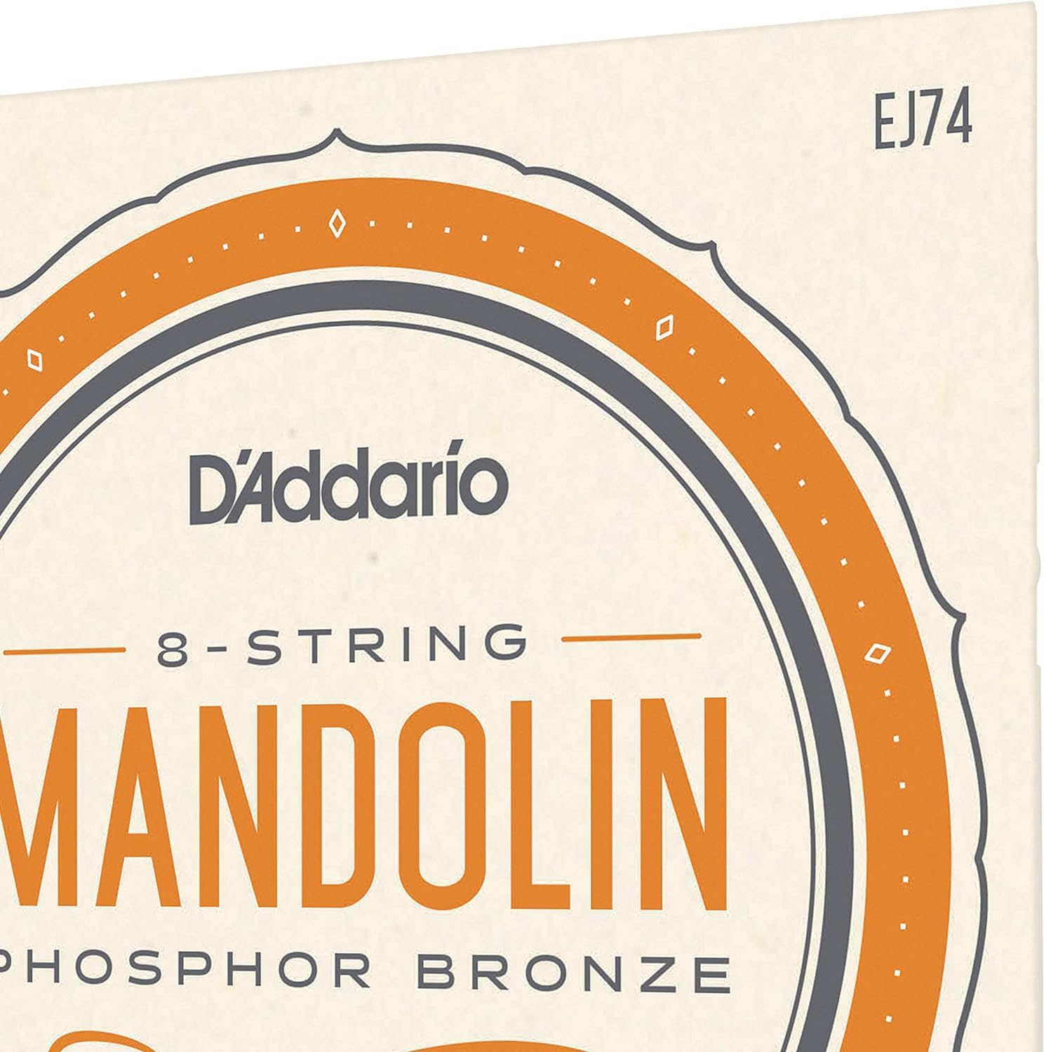 D'Addario EJ74 Phosphor Bronze Mandolin Strings, Medium, 11-40
