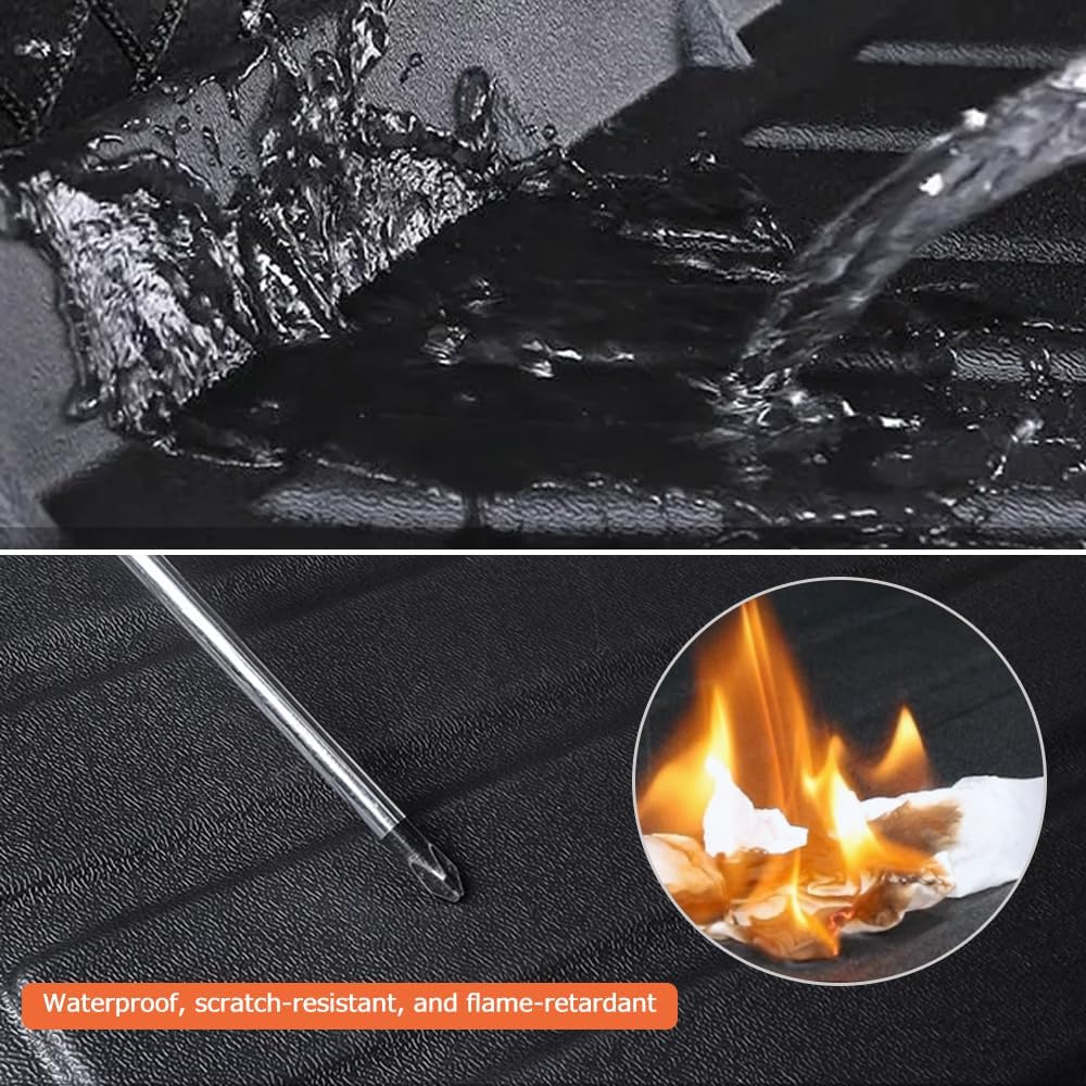 Cargo Liner Mat for Nis-San X-Trail Xtrail T32 2013-2022 Modal 3D Foldable Pattern All Weather Trunk Mat for Rear Cargo Liner Heavy Duty Boot Liner Luggage Tech Flexible Waterproof Durable image number 5